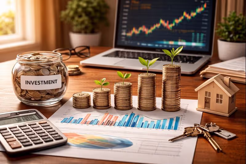 Growing investments and savings